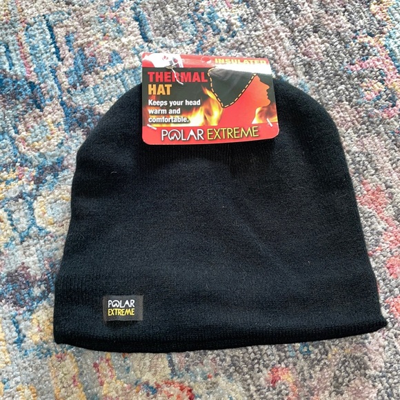 Polar Extreme Black Thermal Hat - Picture 1 of 2